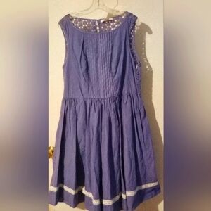 JOE FRESH Retro Style Dress with Full Skirt. Size 12‎